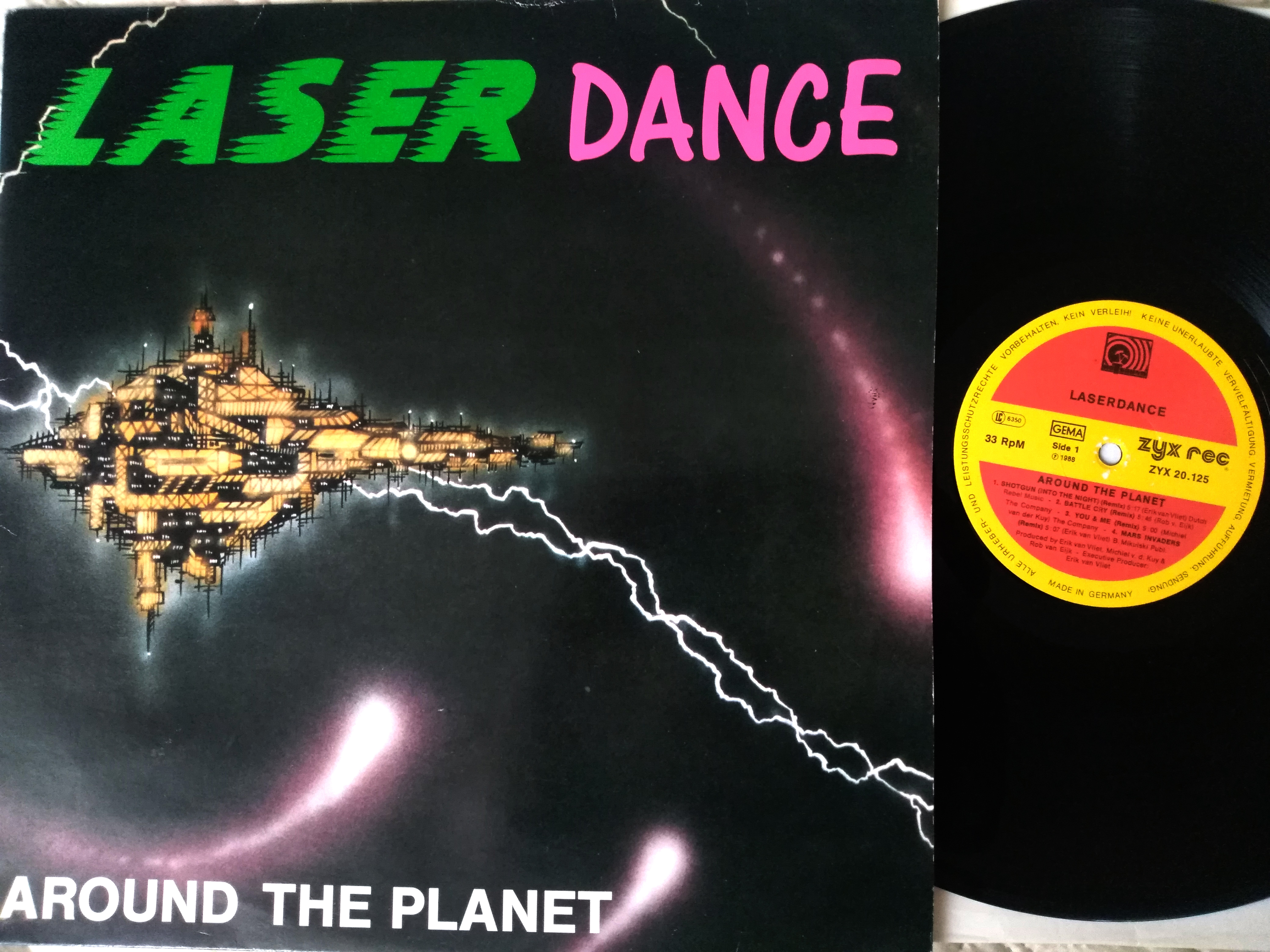 Laser Dance - Around The Planet LP