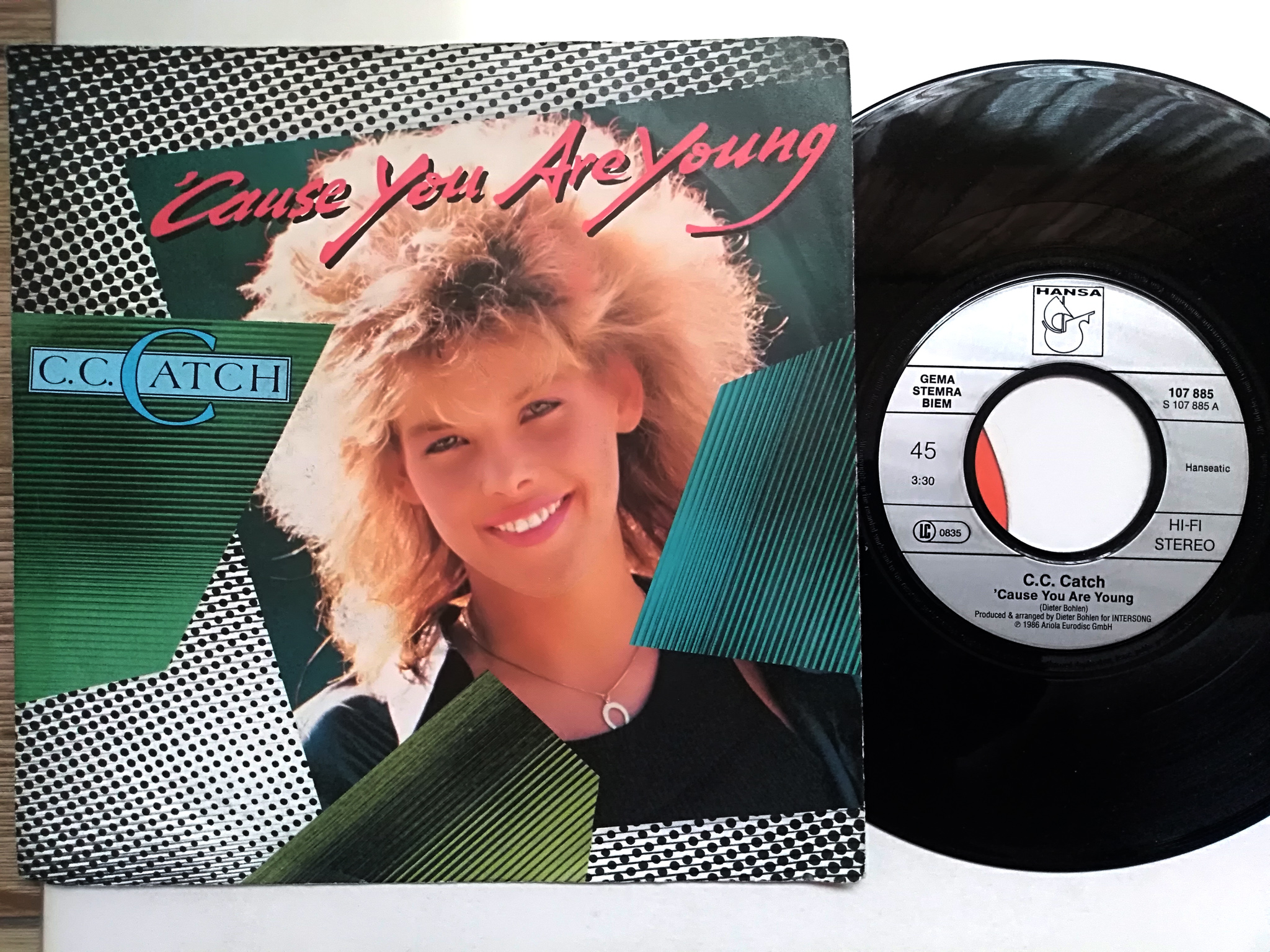 C. C. Catch - 'Cause You Are Young 7'
