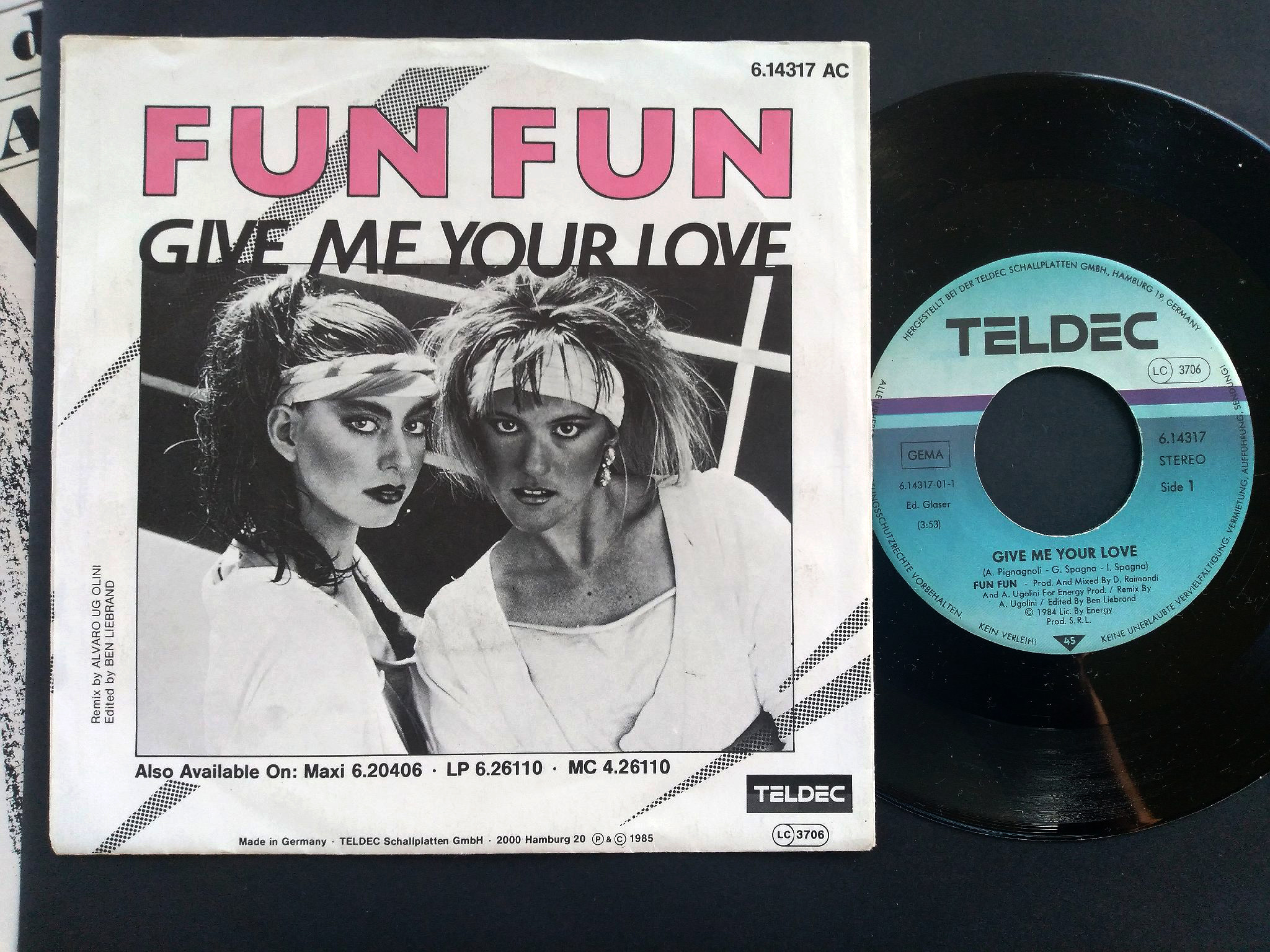 Fun Fun - Give Me Your Love 7'single