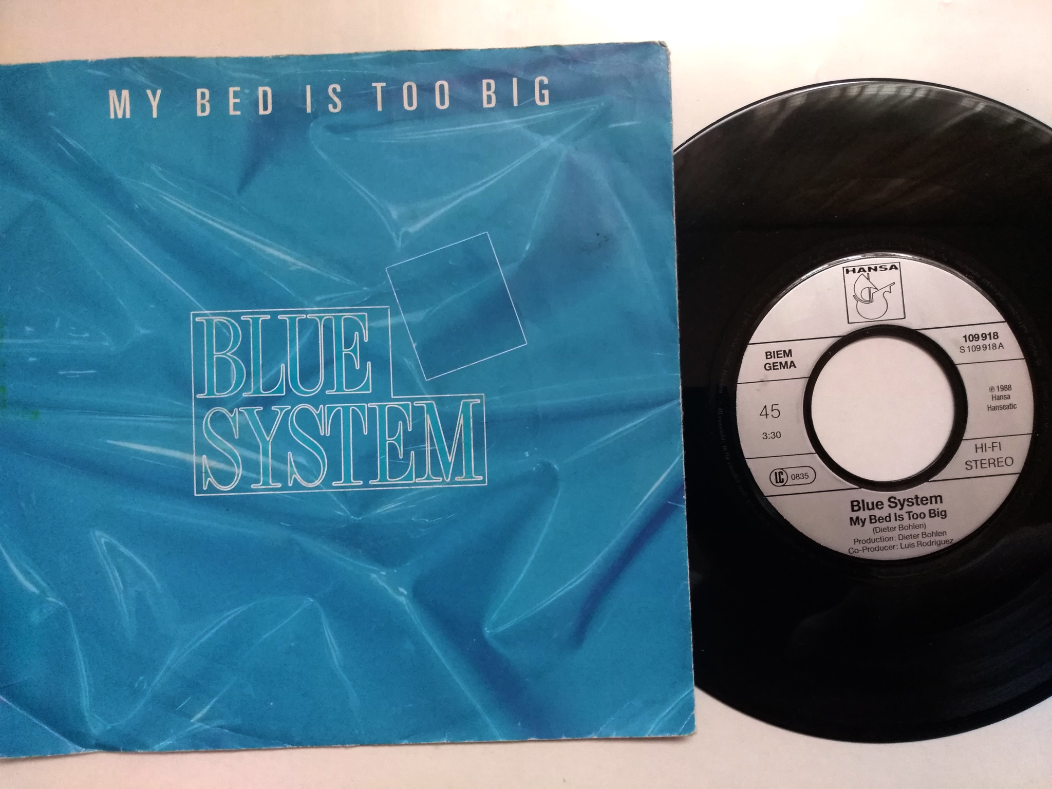 Blue System - My Bed Is Too Big 7'