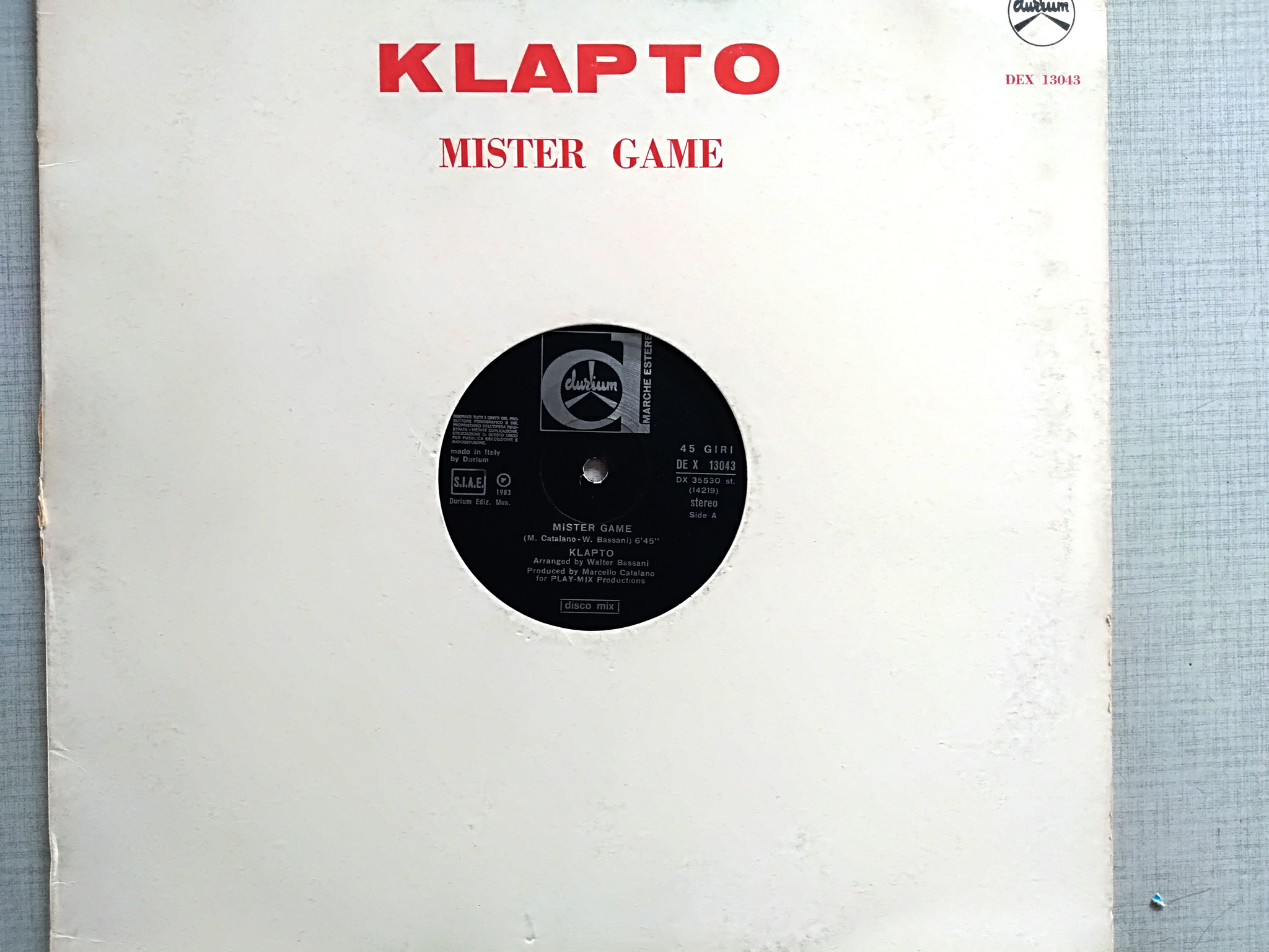 Klapto - Mister Game